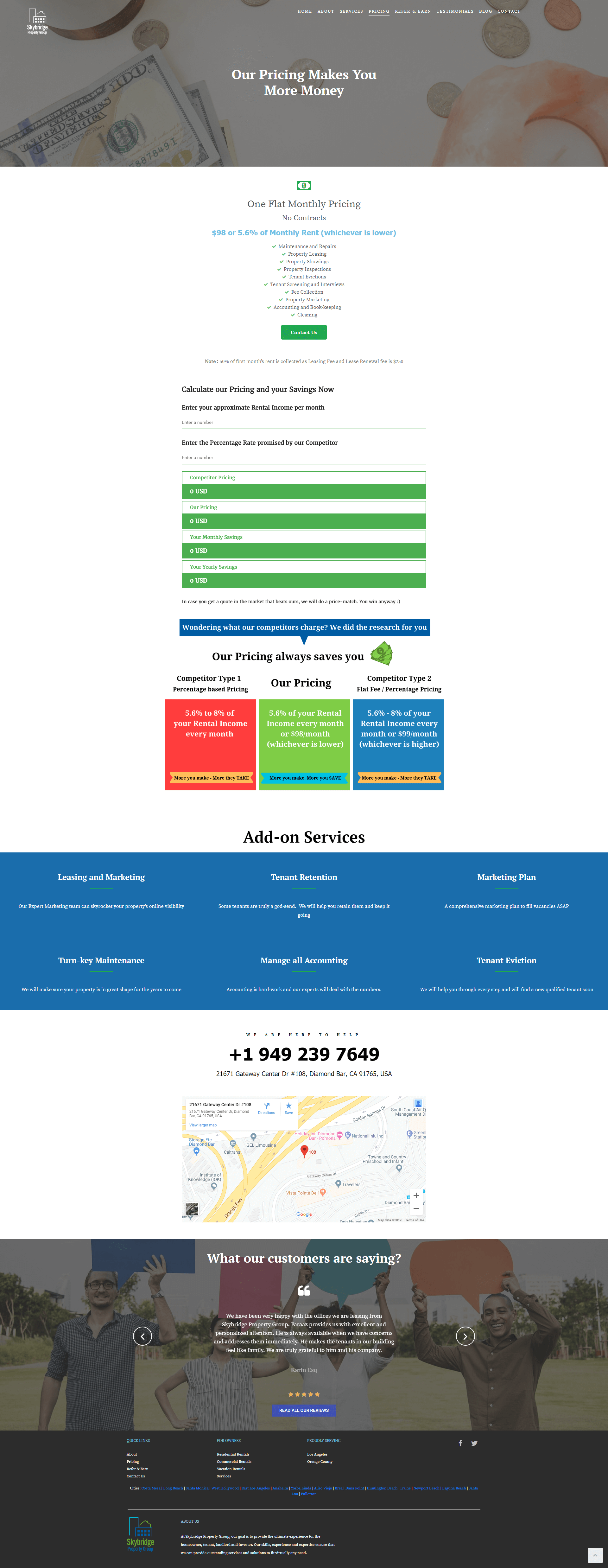 Property Management Website Example